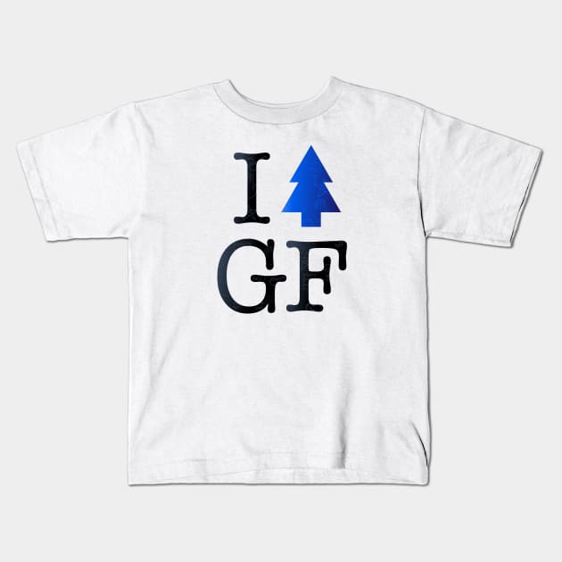 I <3 Gravity Falls (with subliminal journal runes!) Kids T-Shirt by MunkeeWear